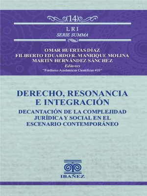cover image of Derecho, resonancia e integración